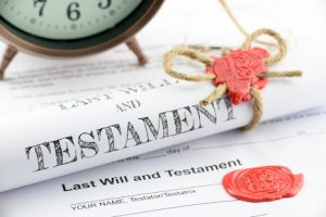 Last Will and Testament Image - Seal and Clock