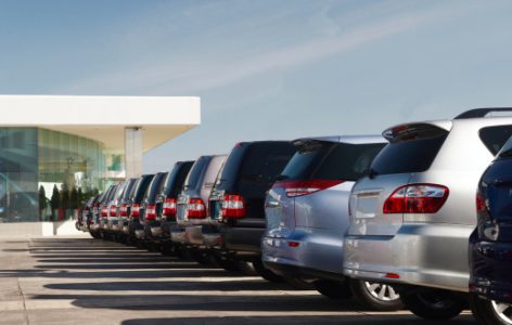 All wheel drive vehicles in dealership